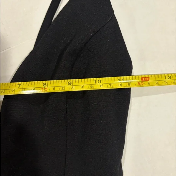 Lulus Deep V-Neck Elegant Black Mini Dress Women’s Size Small - Picture 5 of 8